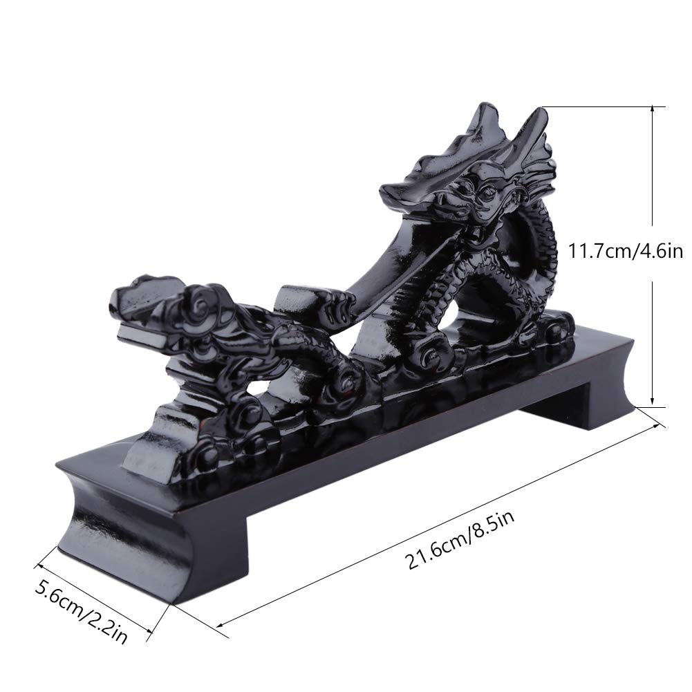 かま　アンテーク　刀 Carved Dragon Black Saya Katana